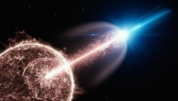 لقطة موثقة من الانفجار الكوني الضخم