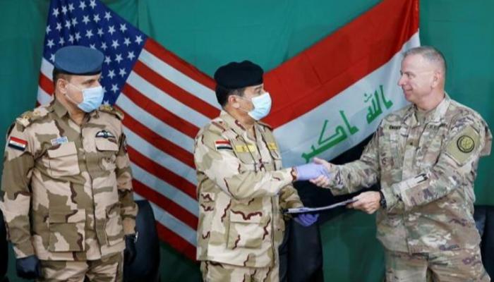 مراسم تسليم مواقع أمريكية للجانب العراقي - أرشيفية