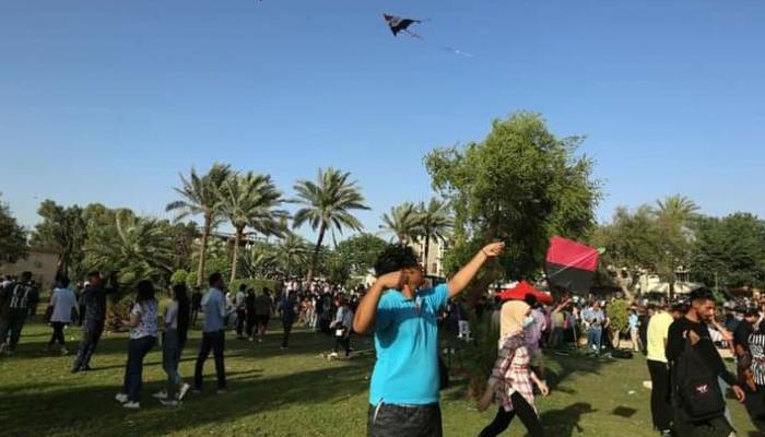 مهرجان للطائرات الورقية وسط بغداد