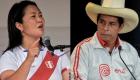 Présidentielle au Pérou :  Keiko Fujimori et Pedro Castillo au coude-à-coude