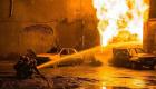 آتش‌سوزی در انبار گاز مایع قم | ۷ نفر مصدوم شدند + ویدئو