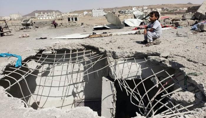 آثار هجوم سابق للمليشيا الحوثية على مأرب
