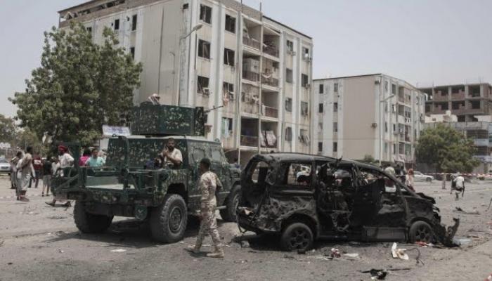 هجوم إرهابي سابق استهدف قوات المجلس الانتقالي