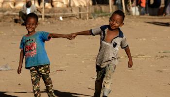 الأطفال بالسودان هم ضحايا النزاعات 