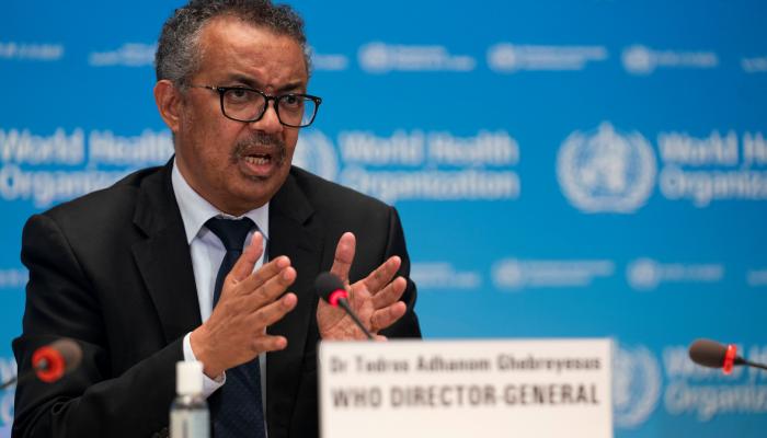 الأمين العام لمنظمة الصحة العالمية تيدروس أدهانوم جيبريسيوس