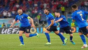 احتفال إيطاليا أمام سويسرا