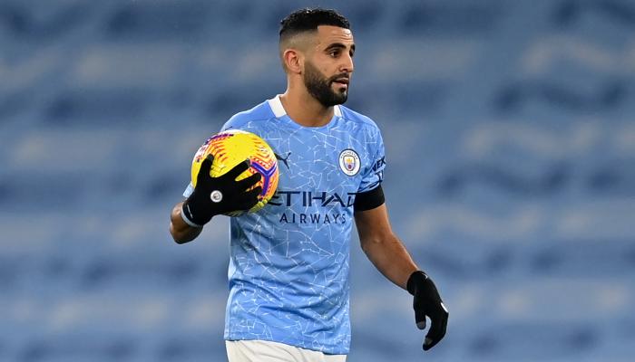 رياض محرز لاعب مانشستر سيتي الإنجليزي