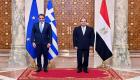 السيسي: توافق مصري يوناني على خروج المرتزقة من ليبيا