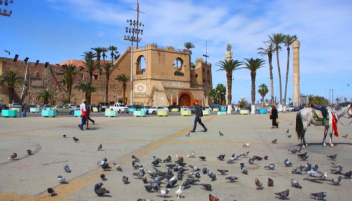 ميدان الشهداء في العاصمة الليبية طرابلس. (أرشيفية)