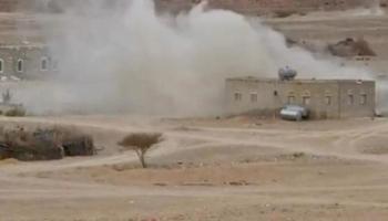 قصف حوثي سابق لمنازل المدنيين في اليمن - أرشيفية