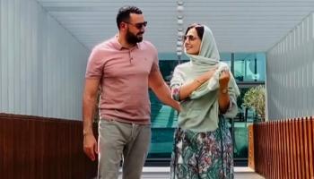 حلا شيحة وزوجها معز مسعود