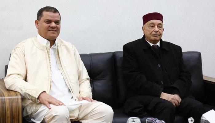 عقيلة صالح والدبيبة - أرشيفية