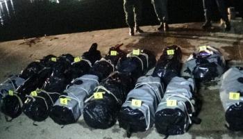 جانب من كميات الكوكايين المضبوطة