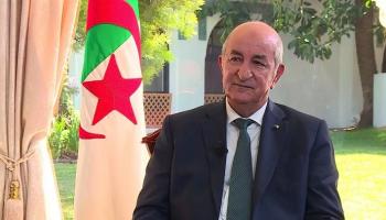 الرئيس الجزائري عبد المجيد تبون