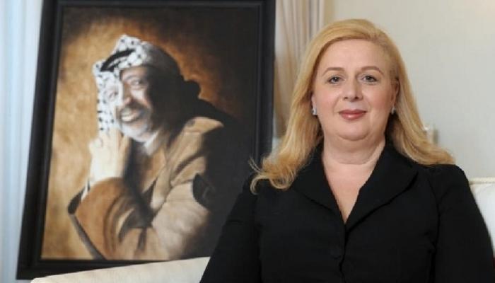 سهى عرفات أرملة الزعيم الفلسطيني الراحل ياسر عرفات