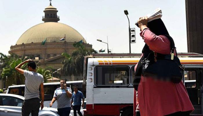 استمرار ارتفاع درجات الحرارة في مصر