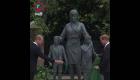 60. doğum gününde Prenses Diana'nın heykelinin açılışı yapıldı