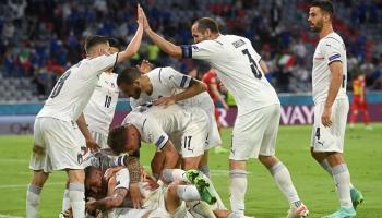 مباراة بلجيكا ضد إيطاليا