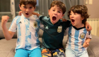 عکس خوشحالی پسران مسی توجه‌ها را در کوپا امریکا به خود جلب کرد