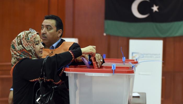 جانب من الانتخابات التشريعية الليبية لسنة 2014