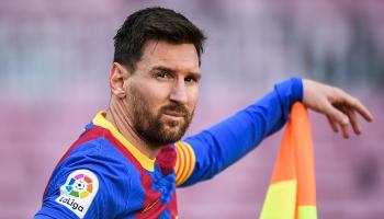 ليونيل ميسي قائد منتخب الأرجنتين وفريق برشلونة