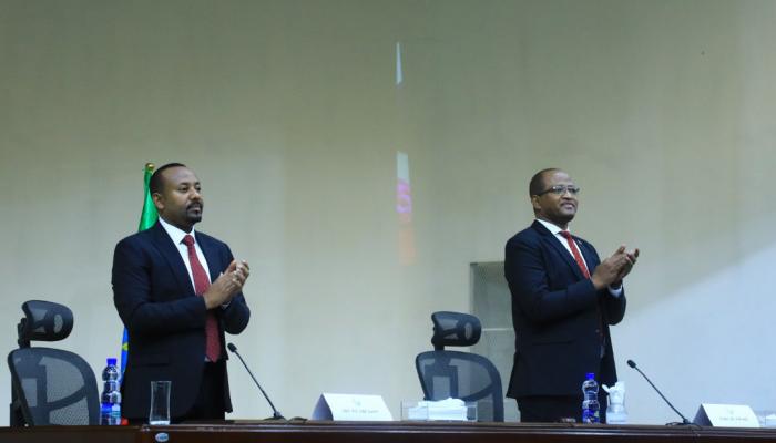 رئيس الوزراء الإثيوبي آبي أحمد في جلسة البرلمان