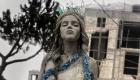 تمثال عروس بيروت.. من ركام الانفجار المشؤوم تحية لضحايا المأساة