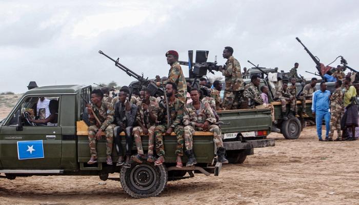 قوة عسكرية من الجيش الصومالي- الفرنسية