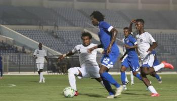 من إحدى مباريات الهلال في الدوري السوداني
