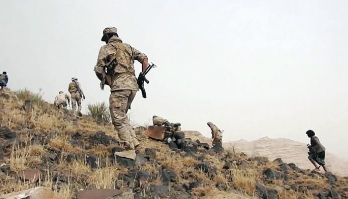 عناصر الجيش اليمني خلال عملية سابقة ضد مليشيا الحوثي