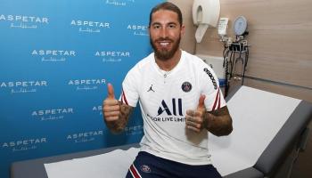 سيرجيو راموس لاعب باريس سان جيرمان