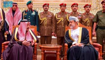 لقاء سابق للعاهل السعودي وسلطان عُمان 