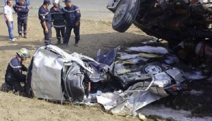 مصرع 18 شخصا وإصابة 11 في حادث مروري شرقي الجزائر