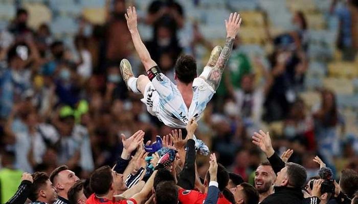 ميسي قائد منتخب الأرجنتين بطل كوبا أمريكا 2021