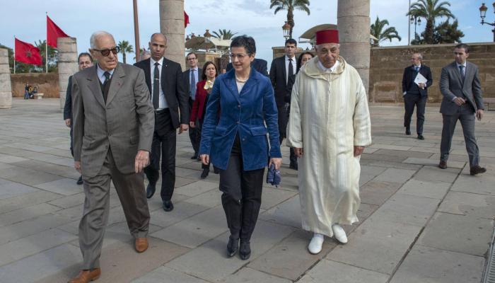 آرانشا غونزاليس لايا خلال زيارة سابقة للمغرب