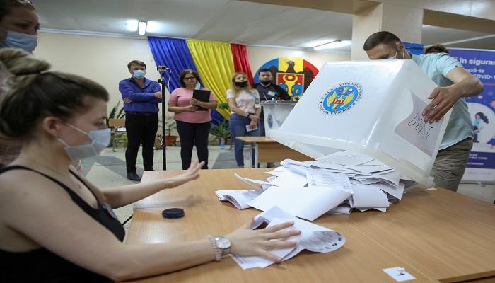 فرز الأصوات في الانتخابات التشريعية بمولدافيا