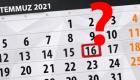 16 Temmuz tatil mi? (16 Temmuz resmi ya da idari tatil olacak mı?)
