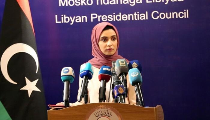 المتحدثة باسم المجلس الرئاسي الليبي 