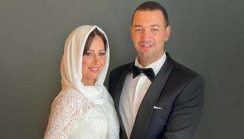 حلا شيحة وزوجها معز مسعود 