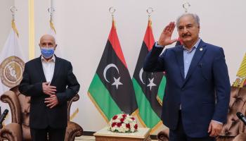 حفتر يستقبل رئيس مجلس النواب 