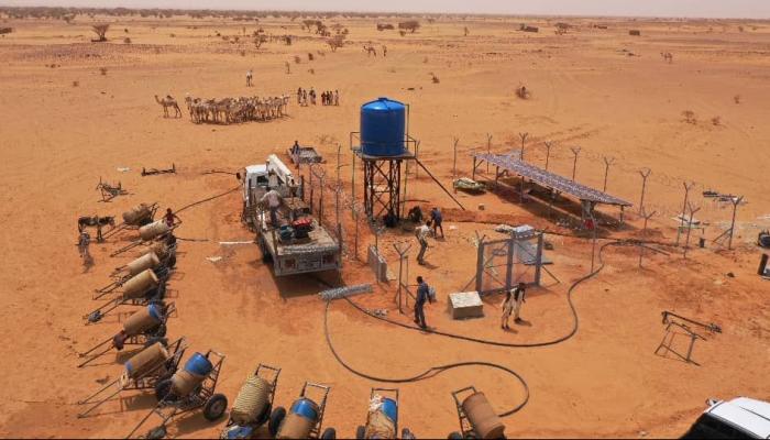محطة مياه تعمل بالطاقة الشمسية في ولاية كسلا السودانية
