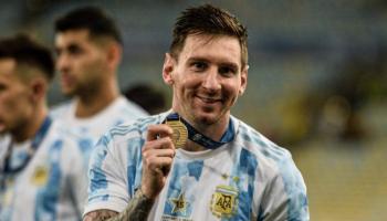 ليونيل ميسي قائد منتخب الأرجنتين