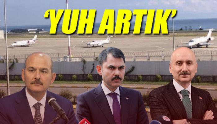 الوزراء الأتراك الثلاثة وطائراتهم