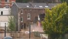 Inondations en Belgique : une maison s'effondre en pleine interview télévisée
