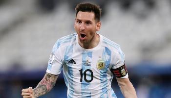 ليونيل ميسي قائد منتخب الأرجنتين 