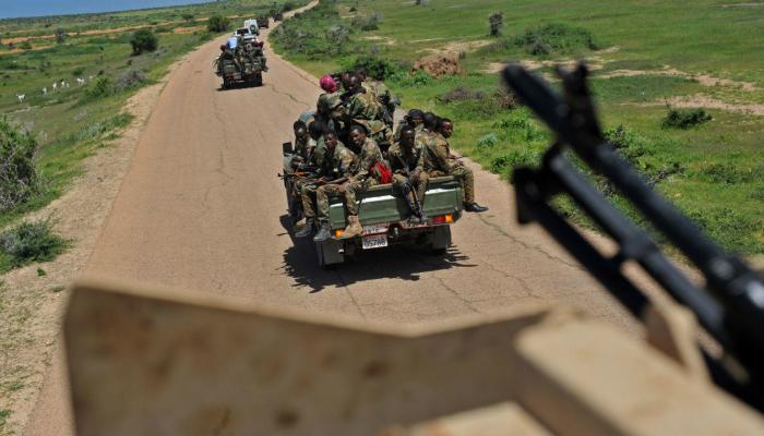 دورية للجيش الصومالي- أ ف ب
