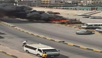 انفجار يستهدف مركبة عسكرية