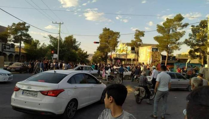 جانب من الاحتجاجات في أصفهان