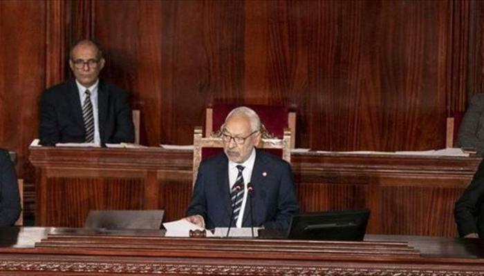 الغنوشي خلال جلسة سابقة للبرلمان