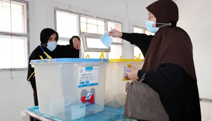 أحد مراكز الاقتراع في ليبيا. (أرشيفية)